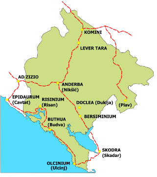 Rimski putevi u Crnoj Gori 